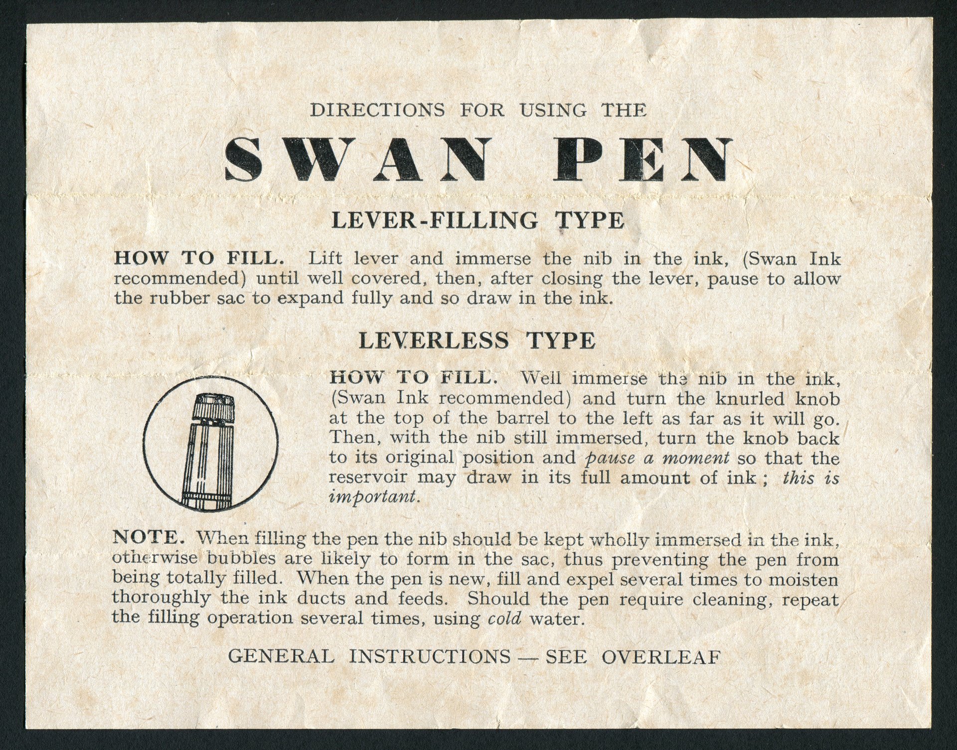 pen directions (front)